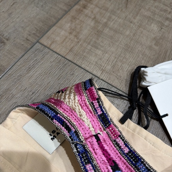 Isabel Marant Yasmine fringed embellished embroidered silk cotton mini dress - Picture 6 of 10